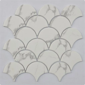 Calacatta Scale - glass tile